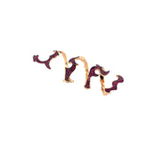 18k Rose Gold 2.00ct Natural Ruby Full Finger Ring